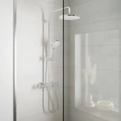 Hansgrohe Vernis Blend - Doucheset Showerpipe 200 Met Thermostaat, EcoSmart, Chroom 26089000 -Sanitino Winkel 43a63537779644ef7da3a429