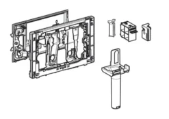 Geberit Toebehoren - Houder Voor Duofresh Stick, Antracietgrijs 115.063.BZ.1 -Sanitino Winkel 461b9837f32b314cf25dce41
