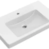 Villeroy & Boch Subway 2.0 - Meubelwastafel 80x47 Cm, Met Overloop, Kraangat, CeramicPlus, Alpine Wit 717580R1