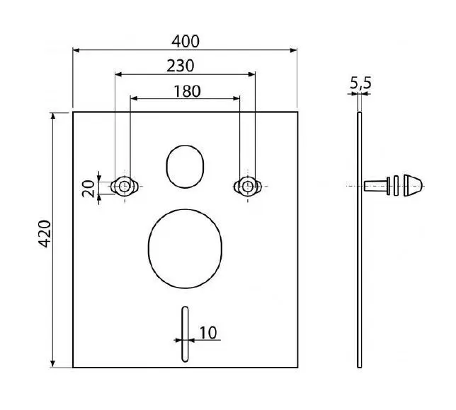 Alcadrain Inbouwreservoirs - Isolatieplaat Voor Wandcloset En Bidet Met Accessoires, Wit M930 2 Alcadrain Inbouwreservoirs - Isolatieplaat Voor Wandcloset En Bidet Met Accessoires, Wit M930 - Afbeelding 2
