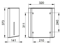 Keuco Plan - Handdoekdispenser Voor Papieren Handdoekjes, Chroom/zwart 14985010000 -Sanitino Winkel 48aa1fad7271481f2094bd92