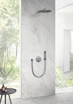 Grohe Grohtherm SmartControl - Afdekset Voor Douchethermostaat, Met 3 Omstelkranen Voor 3 Functies, Geborsteld Hard Graphite 29121AL0 -Sanitino Winkel 48e96db14dace881878d9749