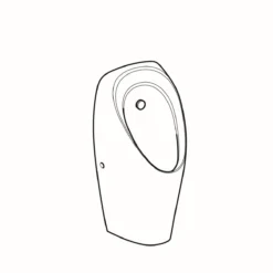 Geberit Urinoirs - Urinoir Tamina, Voor Inbouwstuursysteem, Wit 116.140.00.1 -Sanitino Winkel 48f12c995120c032f5ab09dd