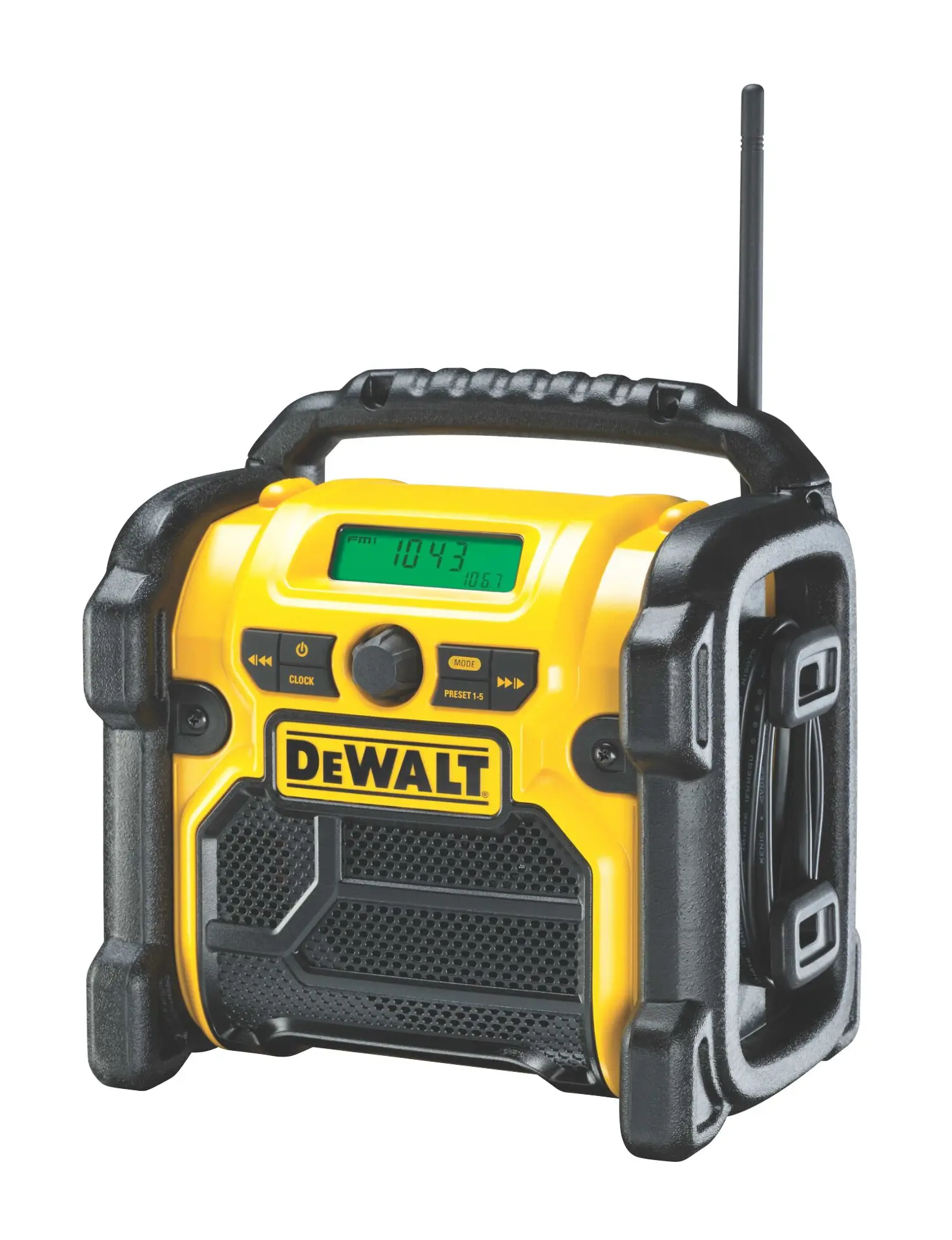 DeWALT Toebehoren - Werkplaatsradio, Elektrisch En Op Batterijen DCR019 2 DeWALT Toebehoren - Werkplaatsradio, Elektrisch En Op Batterijen DCR019 - Afbeelding 2
