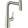 Hansgrohe M71 - Metris Select Keukenkraan Met Uittrekbare Handdouche, RVS Look 73822800