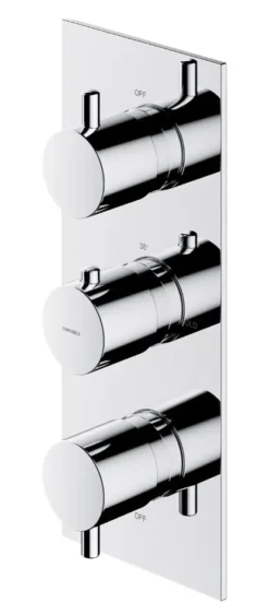 OMNIRES Y - Thermostatische Inbouwkraan, Voor 3 Functies, Chroom Y1238/KROCR