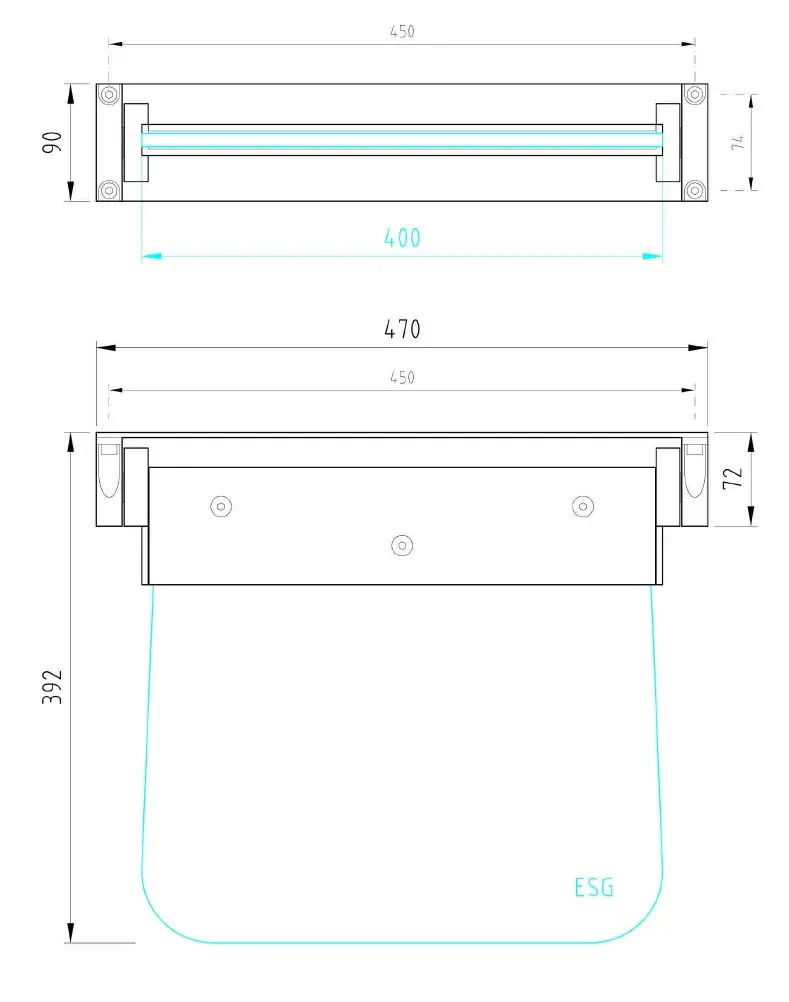 Reming RVS-sanitair - Douchezitting, Neerklapbaar, Glas/geborsteld Rvs ALT6 2 Reming RVS-sanitair - Douchezitting, Neerklapbaar, Glas/geborsteld Rvs ALT6 - Afbeelding 2