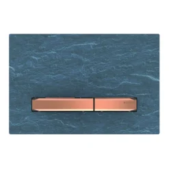 Geberit Sigma50 - Bedieningsplaat, Dual Flush Spoeling, Mustang Leisteen/rood Goud 115.670.JM.2