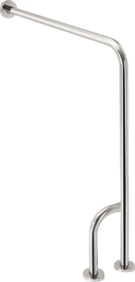 Sapho Badkamer Apparatuur - Handgreep 80x85 Cm, Links, Roestvrij Staal XH526 1 Sapho Badkamer Apparatuur - Handgreep 80x85 Cm, Links, Roestvrij Staal XH526