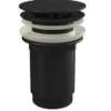 Ravak Afvoersystemen - Niet-afsluitbare Afvoerplug, Mat Zwart X01762