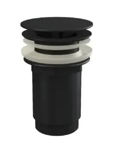 Ravak Afvoersystemen - Niet-afsluitbare Afvoerplug, Mat Zwart X01762