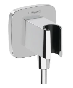 Hansgrohe Fixfit - Muuraansluitbocht Met Handdouchehouder, Chroom 26887000