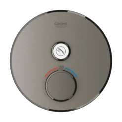 Grohe Grohtherm SmartControl - Afdekset Voor Douchethermostaat Met Knop Voor Een Bediening, Geborsteld Hard Graphite 29118AL0 -Sanitino Winkel 4db935a2ad78dc2217ba020e