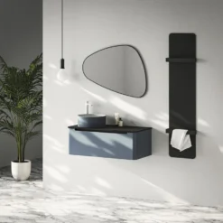 Sapho Verwarming - Verwarmingselement Tabella, 37x159 Cm, 550 W, Mat Zwart MI1539 -Sanitino Winkel 4e14349758b75ef0254fe267