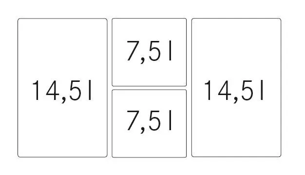 Franke Sorters - Easysort 600-2-2 Inbouw Prullenbak 121.0494.193 3 Franke Sorters - Easysort 600-2-2 Inbouw Prullenbak 121.0494.193 - Afbeelding 3