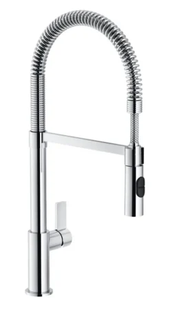 Franke Fox - Keukenkraan FN 6993.031, Met Flexibele Uitloop En Uittrekbare Vuistdouche, Chroom 115.0486.993