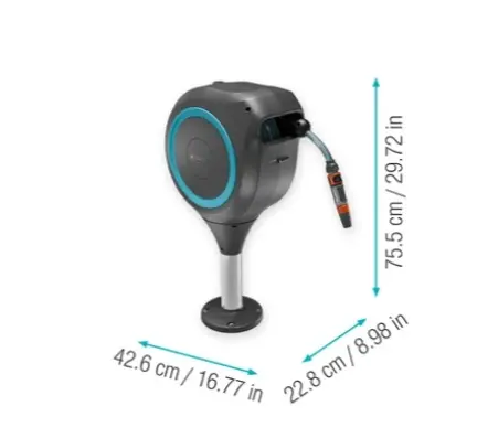 Gardena RollUp - RollUp M Wandslangenbox, Terras, Met 20 M Slang, Turquoise 18615-20 2 Gardena RollUp - RollUp M Wandslangenbox, Terras, Met 20 M Slang, Turquoise 18615-20 - Afbeelding 2