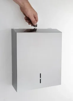 Sapho Hotelprogramma - Handdoekdispenser 285x370x105 Mm, Geborsteld Rvs XP053 -Sanitino Winkel 4fb7d5a276102f006a96733f