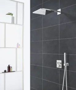 Grohe Rainshower SmartActive Cube - Hoofddouche 31 Cm, Douchearm 43 Cm, 2 Stralensoorten, Chroom 26479000 -Sanitino Winkel 508750bae39e71f0f2eaf5ac