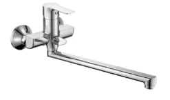 Bruckner Baron - Badkraan, Hartafstand 100 Mm, Chroom 612.035.1