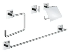 Grohe QuickFix Start Cube - Badkameraccessoires Set 4 In 1, Chroom 41115000