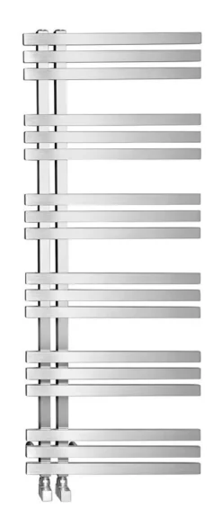 Sapho Vista - Radiator 50x119 Cm, 307 W, Geborsteld Roestvrij Staal NR613