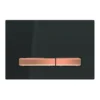 Geberit Sigma50 - Bedieningsplaat, Dual Flush Spoeling, Zwart/rood Goud 115.670.DW.2