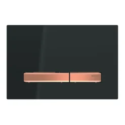 Geberit Sigma50 - Bedieningsplaat, Dual Flush Spoeling, Zwart/rood Goud 115.670.DW.2