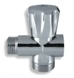 Novaservis Hoekstopkranen - Wasmachinekraan Voor Wastafelkraan 1/2" X 3/4" X 3/4", Chroom CF3019A