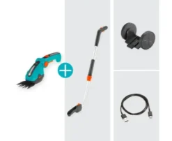 Gardena - 3,6V ACCU-grasschaar ComfortCut Li, Telescopisch, Geïntegreerde Accu, Lader 9889-20 -Sanitino Winkel 54b06f28e39923939dd2baec