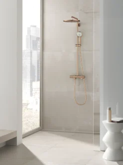 Grohe Euphoria - Douchesysteem 310 Met Opbouw Douchethermostaat, Geborsteld Warm Sunset 26075DL0 -Sanitino Winkel 54dcd310297fb566474a02d4