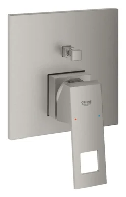 Grohe Eurocube - Afdekset Voor Inbouwkraan Voor 2 Functies, Supersteel 24062DC0