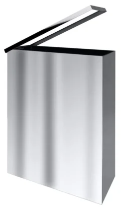 Sapho Hotelprogramma - Hangende Afvalemmer 25 L, Gepolijst Rvs XP006