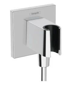 Hansgrohe Fixfit - Muuraansluitbocht Met Handdouchehouder, Chroom 26889000