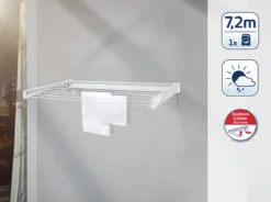 Leifheit Drogen - Telegant 72 Protect Droogrek, Wandmontage 83305 -Sanitino Winkel 56d53deff094823710d8ebb3