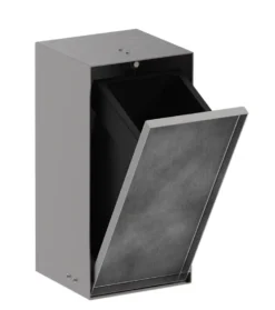 Hansgrohe XtraStoris Rock - Ingebouwde Prullenmand 2,5 L, Geborsteld Staal 56063800