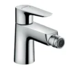 Hansgrohe Talis E - Eengreeps Bidetkraan Met Afvoergarnituur Met Een Trekstang, Chroom 71720000