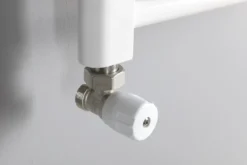 Aqualine Toebehoren - Aansluitset ECO Hoek, Nikkel/wit CP9810S -Sanitino Winkel 58d8a75ed20541ac264386e3