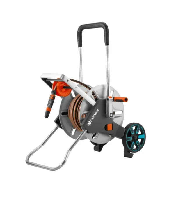 Gardena CleverRoll - CleverRoll M Easy Slangenwagen, Metaal, Met Flex Slang En Accessoires, 25 M 18547-20 1 Gardena CleverRoll - CleverRoll M Easy Slangenwagen, Metaal, Met Flex Slang En Accessoires, 25 M 18547-20