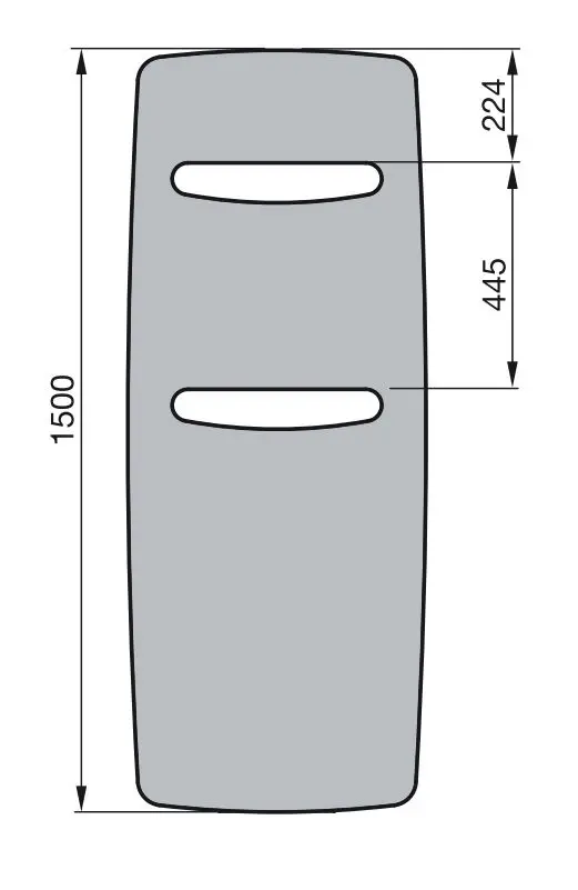 Zehnder Vitalo Spa - Badkamerradiator 150x59 Cm, Recht, Middenaansluiting 5 Cm, Wit Laqué VIT-150-060 2 Zehnder Vitalo Spa - Badkamerradiator 150x59 Cm, Recht, Middenaansluiting 5 Cm, Wit Laqué VIT-150-060 - Afbeelding 2