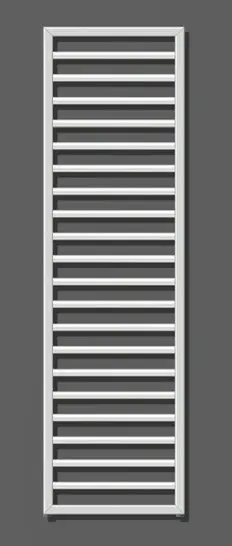 Zehnder Subway - Badkamerradiator 155x60 Cm, Recht, Middenaansluiting 5 Cm, Witte Lak SUB-150-060