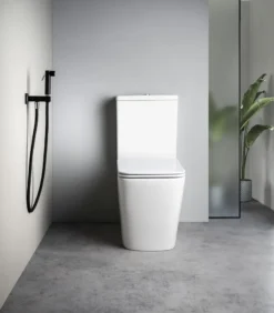 Sapho Overige Kranen - Wandventiel Met Bidetdouche, Rechthoekig, Mat Zwart SG108NE -Sanitino Winkel 5a027ac301bfb0599a7d13d9