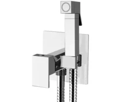 Sapho Kranen - Inbouw Bidetkraan, Met Douche En Inbouwdeel, Chroom 1103-08