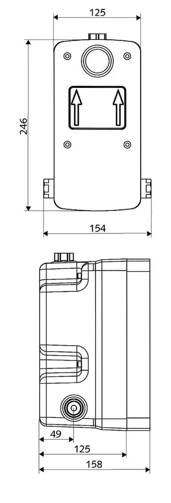 Schell Inbouw Masterboxen - Masterbox WBD-E-T Basis Inbouw Installatie Set 018020099 2 Schell Inbouw Masterboxen - Masterbox WBD-E-T Basis Inbouw Installatie Set 018020099 - Afbeelding 2