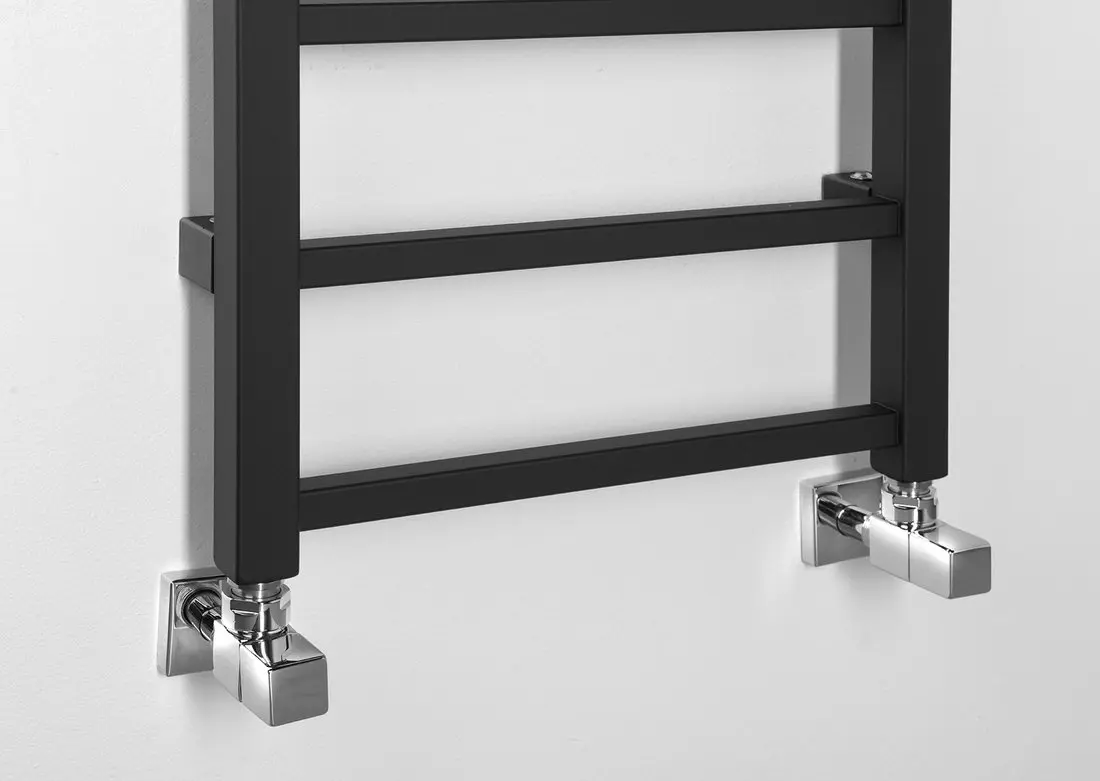 Sapho Metro Light - Radiator 40x150 Cm, 323 W, Mat Zwart IR447TB 6 Sapho Metro Light - Radiator 40x150 Cm, 323 W, Mat Zwart IR447TB - Afbeelding 6