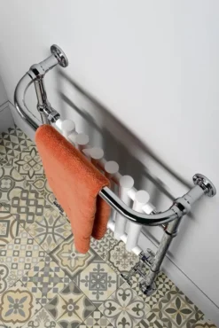 Sapho Singl - Radiator Cork 68x96 Cm, 550 W, Chroom/wit RE104 -Sanitino Winkel 5e4720d1e59d7aa4fe5643e9