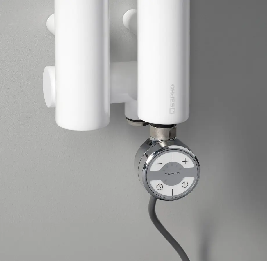 Sapho Moa - Verwarmingselement Met Thermostaat, 400 W, Chroom MOA-C-400 3 Sapho Moa - Verwarmingselement Met Thermostaat, 400 W, Chroom MOA-C-400 - Afbeelding 3