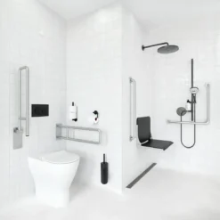 Nimco Asistent - Handgreep 68x68 Cm, Gebogen, Mat Rvs BML 906060-10 -Sanitino Winkel 5f75fbf66436c96932904580