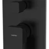 Sapho Tursi - Inbouwkraan Voor 2 Functies, Met Huis, Mat Zwart TI043B