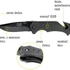 Caterpillar Accessoires - Opvouwbaar Jachtmes CT980012 -Sanitino Winkel 60362f5235fceb1629ad29f5